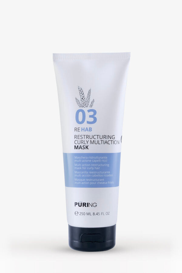 PURING 03 Maschera ristrutturante per capelli ricci multi azione - 250 ml
