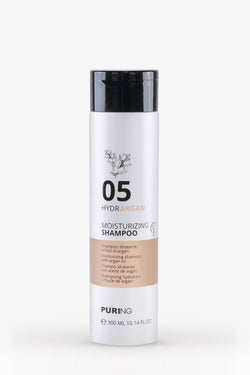 PURING 05 Shampoo idratante Argan e Lino  - 300 ml
