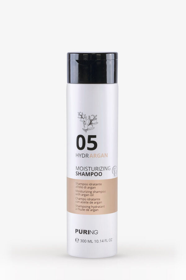 PURING 05 Shampoo idratante Argan e Lino  - 300 ml