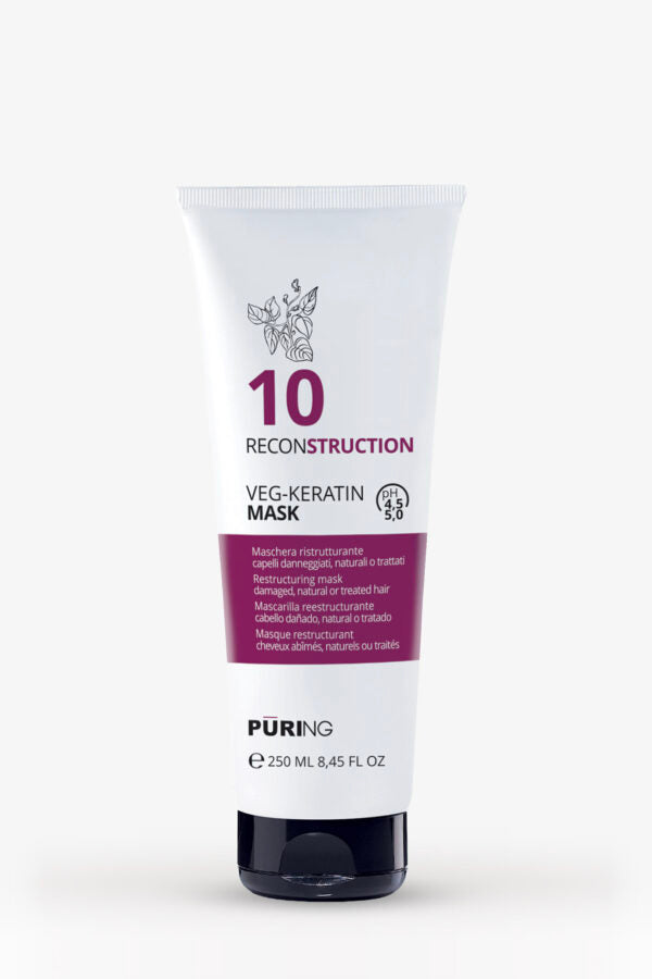 PURING 10 Maschera alla Cheratina Ristrutturante - 250 ml