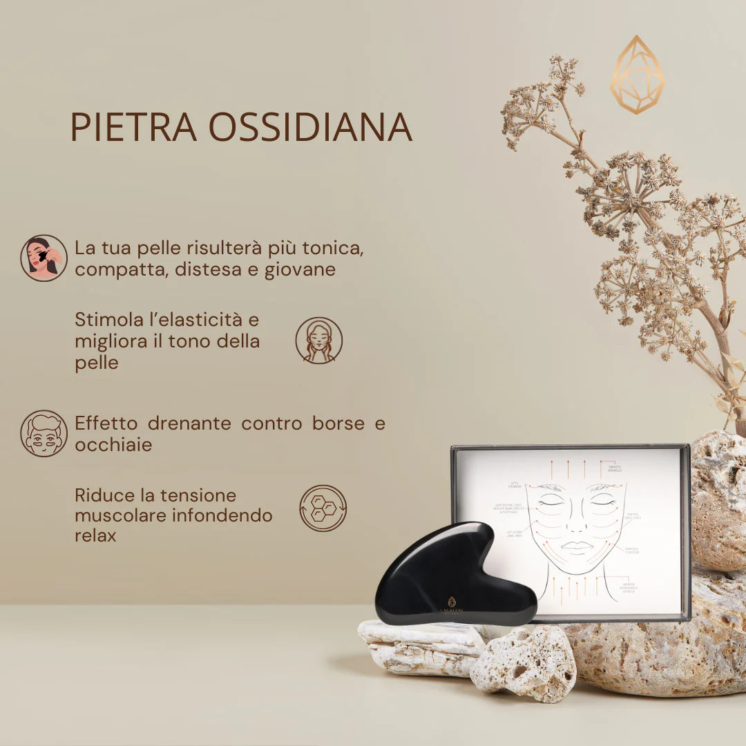 Lagalene Milano Pietra in Ossidiana effetto drenante ed elasticizzante