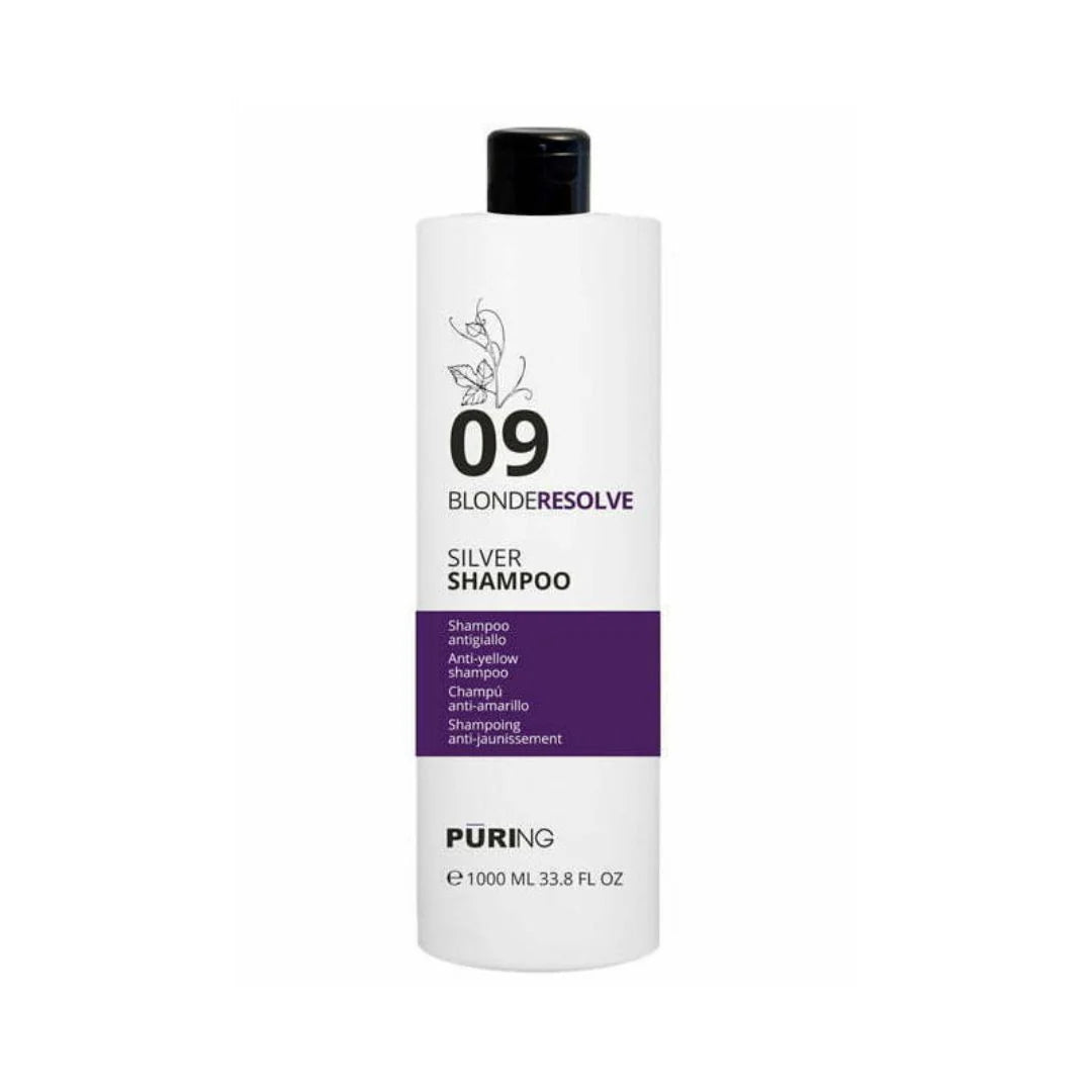 PURING 09 Shampoo antigiallo per capelli biondi e decolorati - 1000 ml