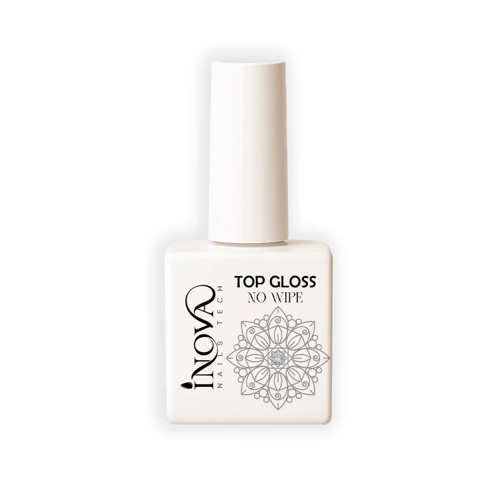 Inova Nails Top Gloss No Wipe Lucido senza dispersione - 12 ml