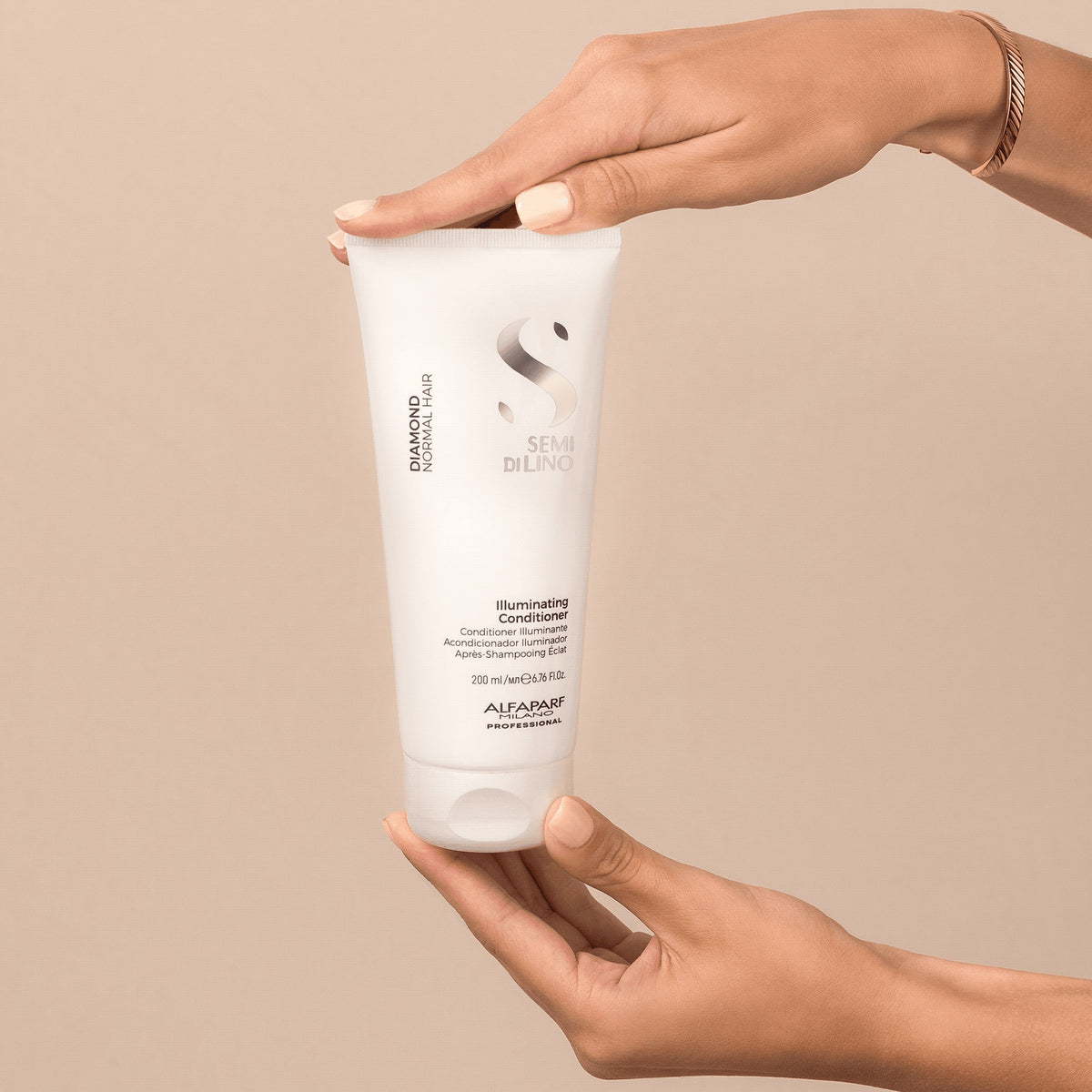 Alfaparf Milano Semi di Lino Diamond Illuminating Conditioner – Conditioner illuminante per capelli normali 200 ml, immagine ufficiale 3