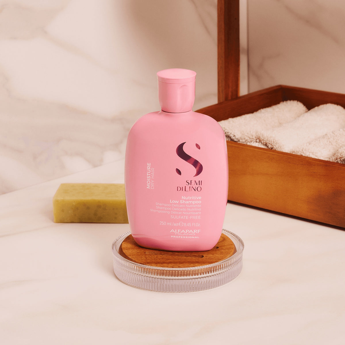 Alfaparf Milano Semi di Lino Moisture Nutritive Low Shampoo – Shampoo delicato nutriente per capelli secchi 250 ml, immagine ufficiale 2