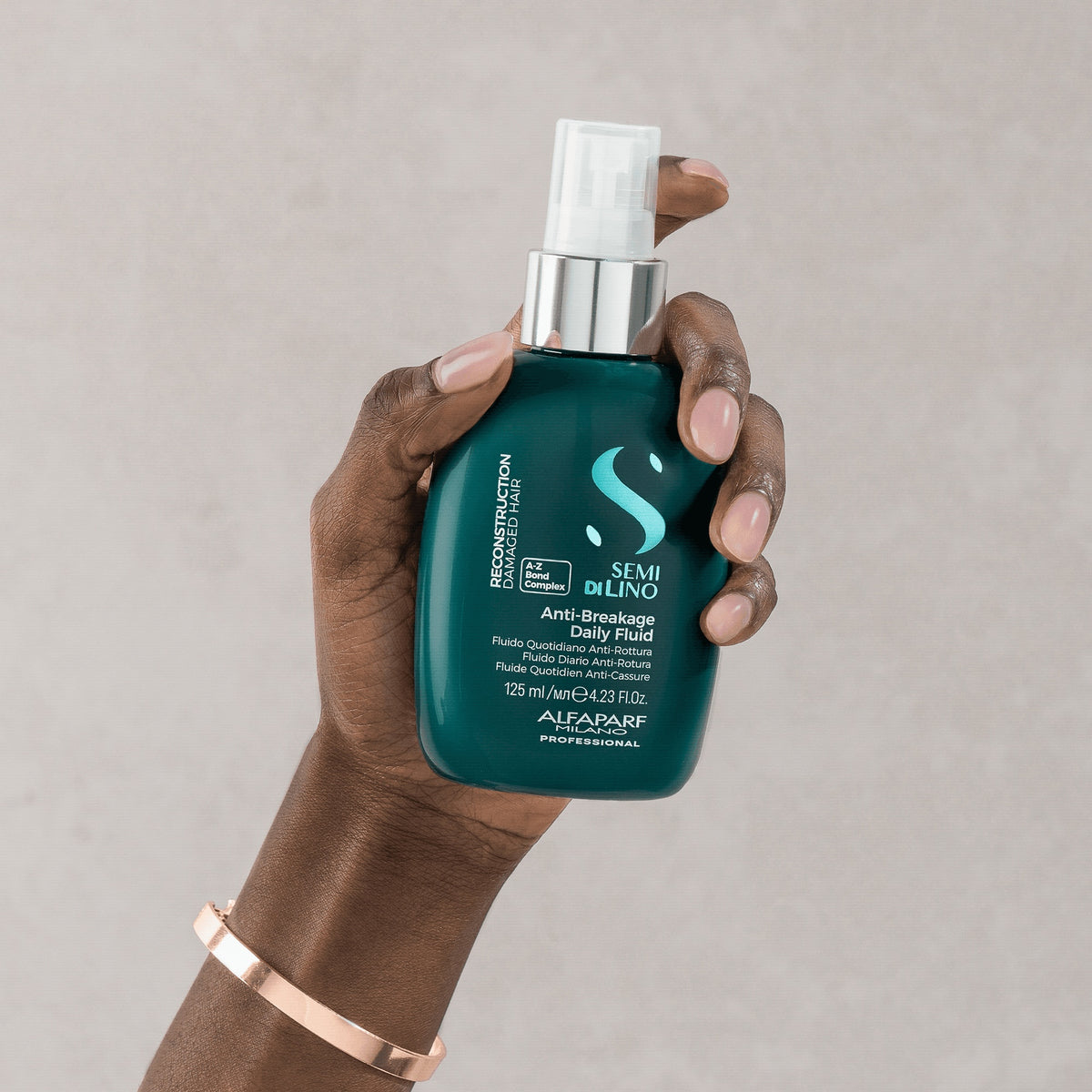 Alfaparf Milano Semi di Lino Reconstruction Anti-Breakage Daily Fluid – Fluido ristrutturante quotidiano anti-rottura per capelli fini danneggiati 125 ml, immagine ufficiale 3