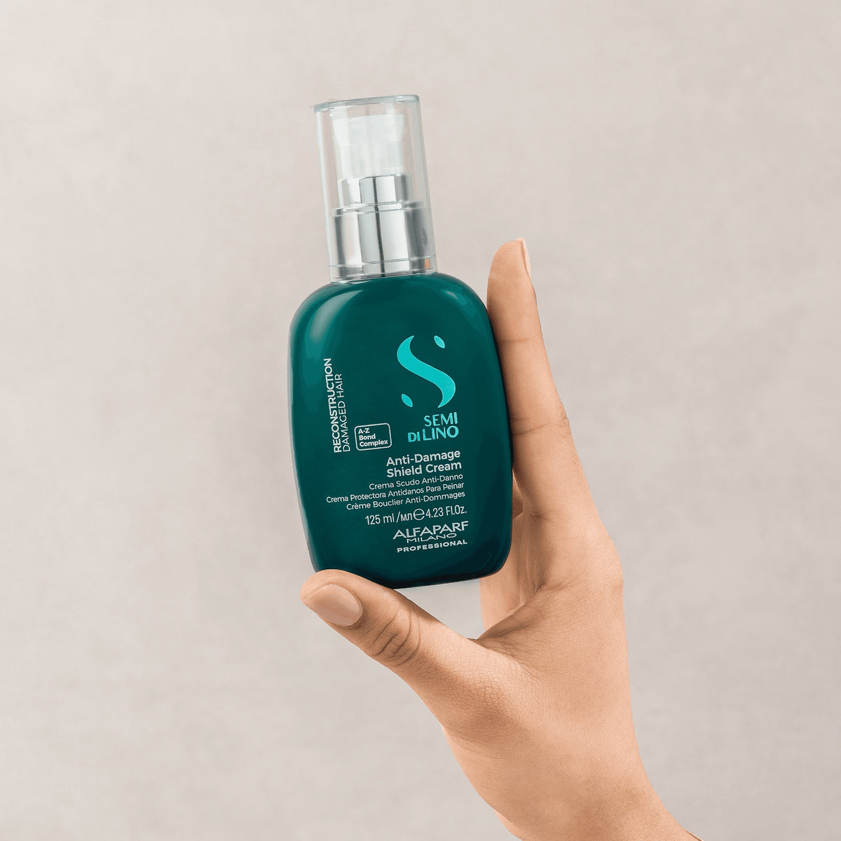 Alfaparf Milano Semi di Lino Reconstruction Anti-Damage Shield Cream – Crema ristrutturante per capelli danneggiati da medi a spessi 125 ml, immagine ufficiale 3