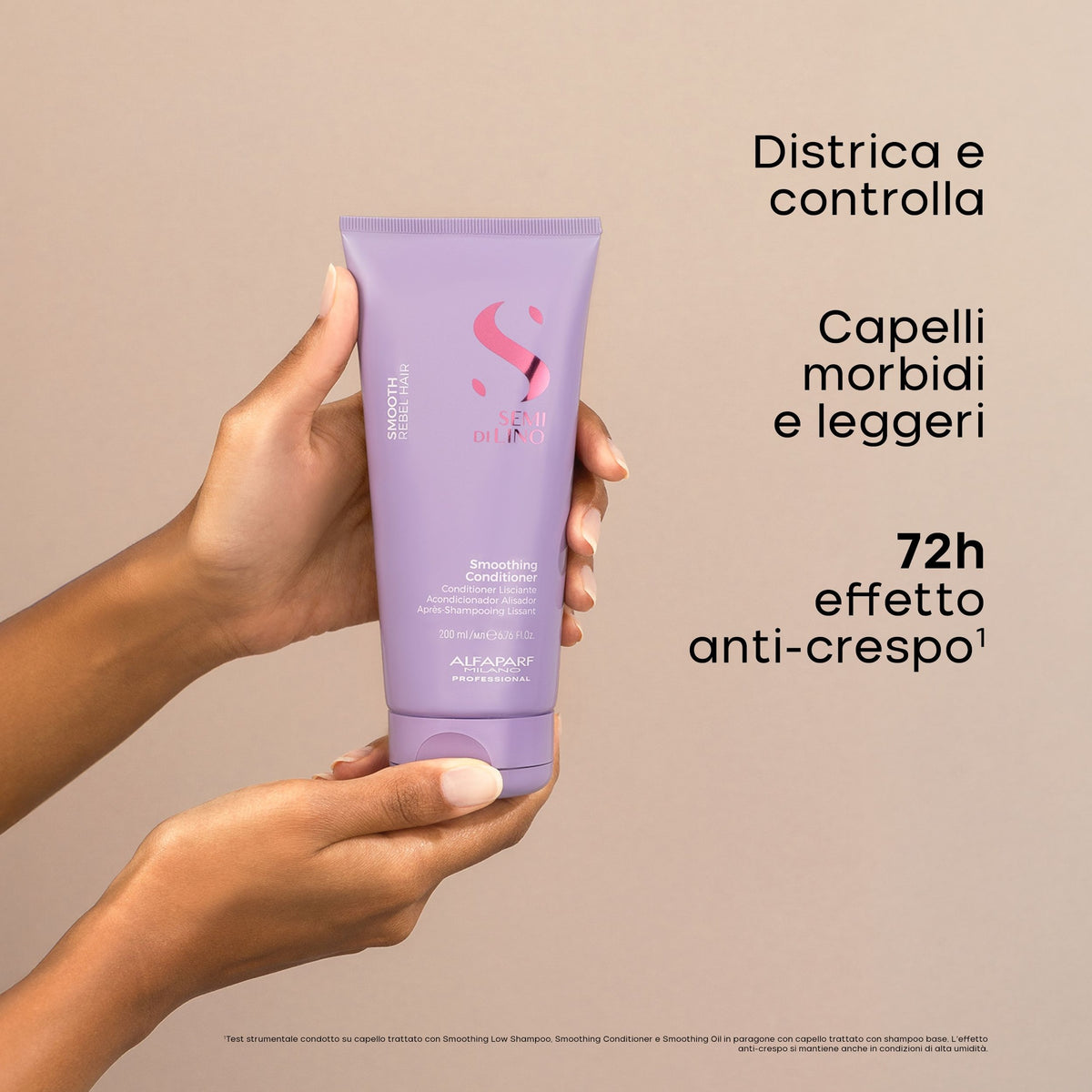 Alfaparf Milano Semi di Lino Smooth Smoothing Conditioner – Conditioner lisciante per capelli ribelli 200 ml, immagine ufficiale 4