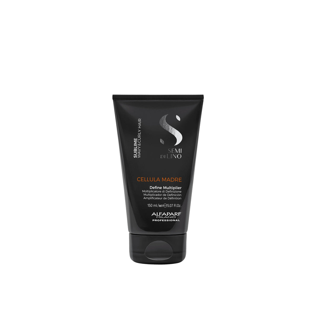 Alfaparf Milano Semi di Lino Sublime Cellula Madre Define Multiplier – Concentrato Definizione Ricci Senza Appesantire 150 ml, confezione frontale