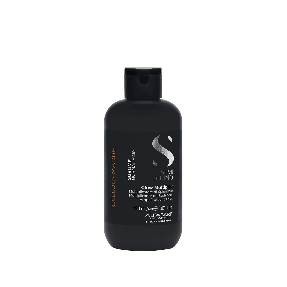 Alfaparf Milano Semi di Lino Sublime Cellula Madre Glow Multiplier – Concentrato Illuminante per Capelli Luminosi 150 ml, confezione frontale