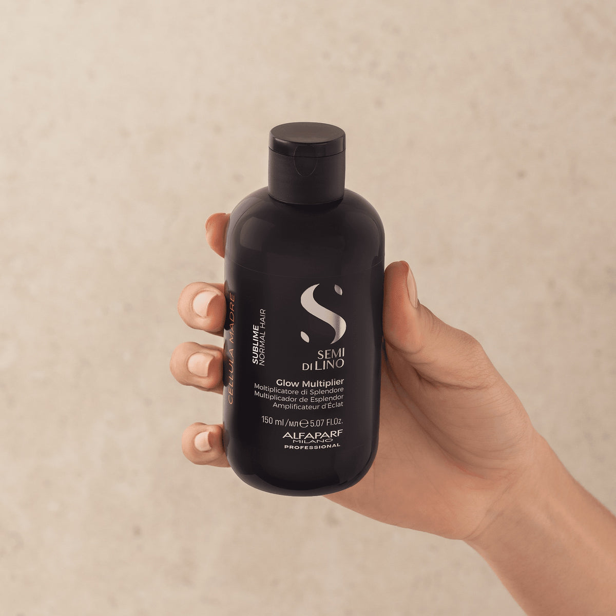 Alfaparf Milano Semi di Lino Sublime Cellula Madre Glow Multiplier – Concentrato Illuminante per Capelli Luminosi 150 ml, immagine ufficiale 2