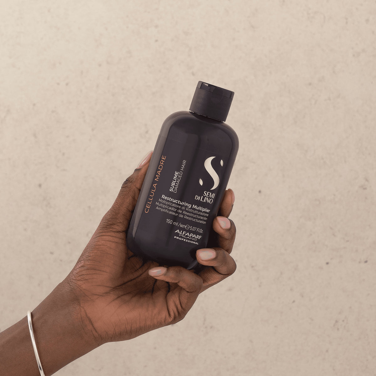 Alfaparf Milano Semi di Lino Sublime Cellula Madre Restructuring Multiplier – Concentrato Ristrutturante per Capelli Più Forti ed Elastici 150 ml, immagine ufficiale 2