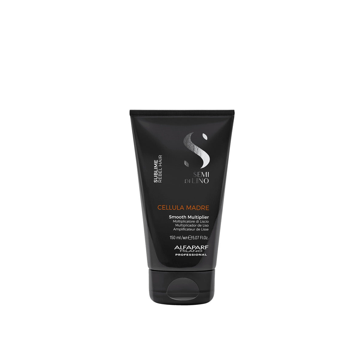 Alfaparf Milano Semi di Lino Sublime Cellula Madre Smooth Multiplier – Concentrato Lisciante Disciplinante per Capelli Ribelli 150 ml, confezione frontale
