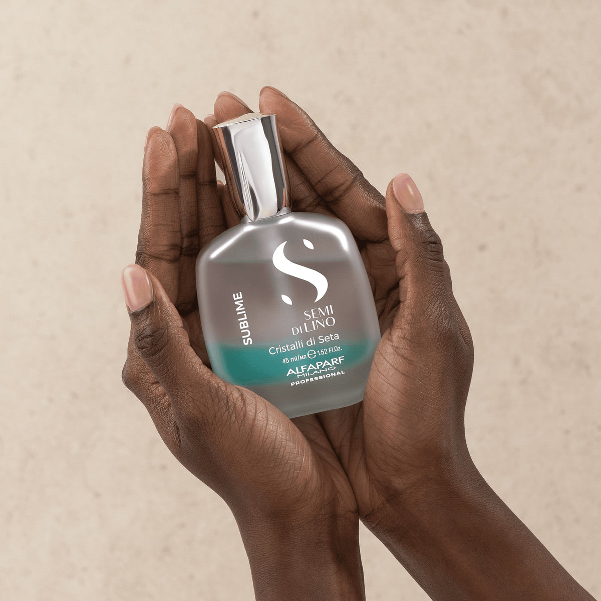 Alfaparf Milano Semi di Lino Sublime Cristalli Di Seta – Siero setificante bifasico per tutti i tipi di capelli 45 ml, immagine ufficiale 4