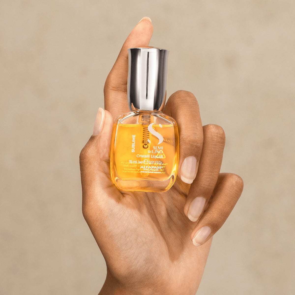 Alfaparf Milano Semi di Lino Sublime Cristalli Liquidi – Siero illuminante istantaneo per tutti i tipi di capelli 15 ml, immagine ufficiale 4