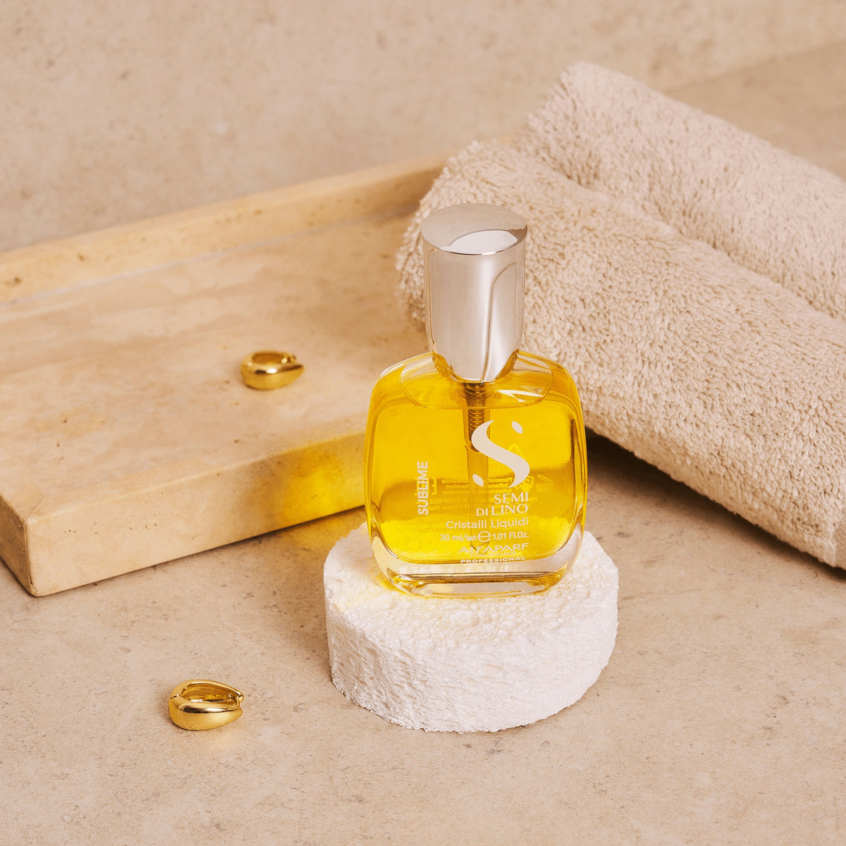 Alfaparf Milano Semi di Lino Sublime Cristalli Liquidi – Siero illuminante istantaneo per tutti i tipi di capelli 30 ml, immagine ufficiale 3