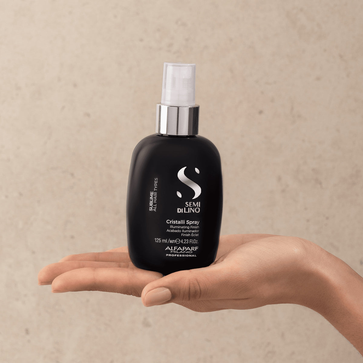 Alfaparf Milano Semi di Lino Sublime Cristalli Spray – Finish illuminante istantaneo per tutti i tipi di capelli 125 ml, immagine ufficiale 3