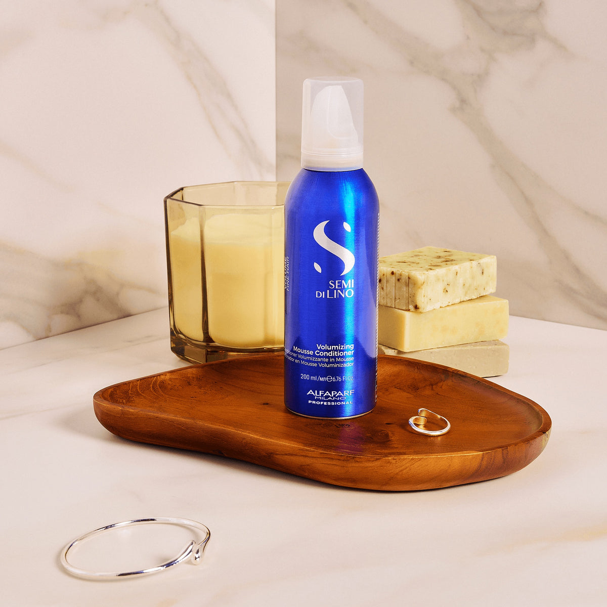 Alfaparf Milano Semi di Lino Volume Volumizing Mousse Conditioner – Conditioner volumizzante e corporizzante per capelli fini 200 ml, immagine ufficiale 2