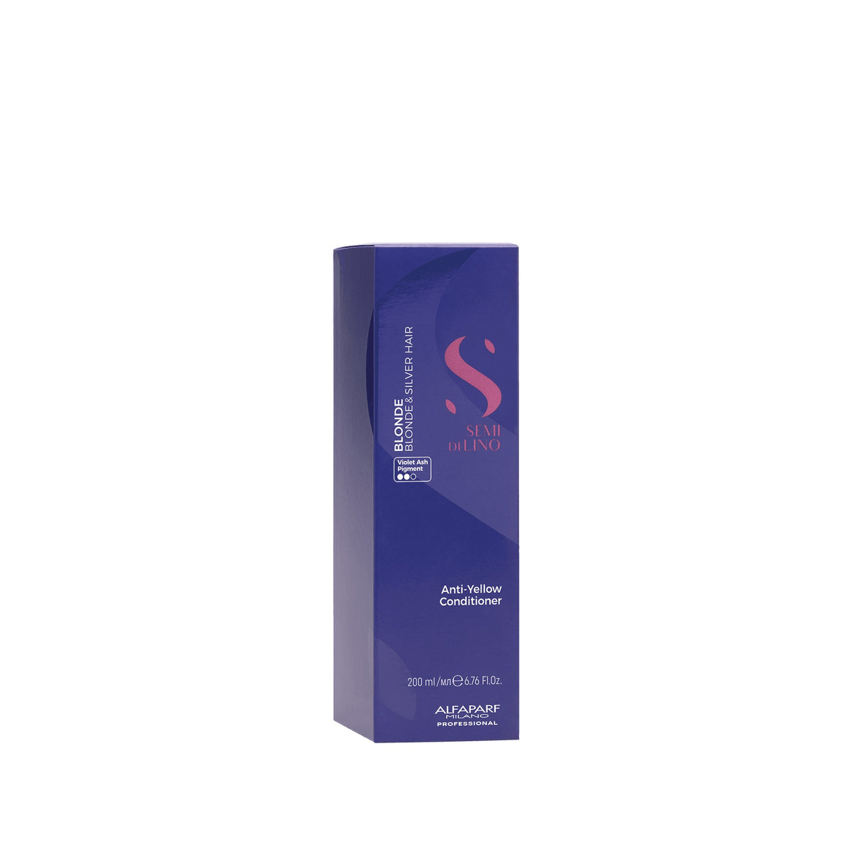 Alfaparf Milano Semi di Lino Blonde Anti-Yellow Conditioner – Balsamo Antigiallo Districante per Capelli Biondi 200 ml, immagine ufficiale 2
