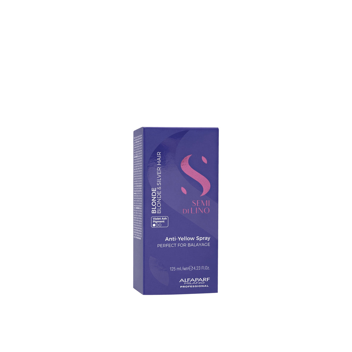 Alfaparf Milano Semi di Lino Blonde Anti-Yellow Spray – Spray Antigiallo Districante per Biondi e Balayage 125 ml, immagine ufficiale 2