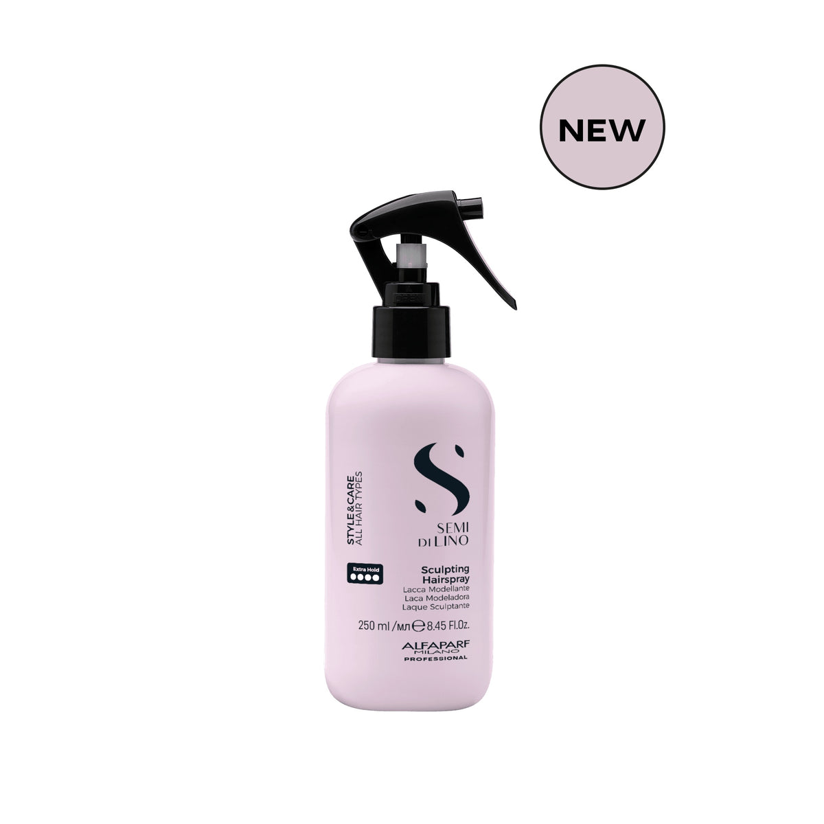Alfaparf Milano Semi di Lino Style & Care Sculpting Hairspray – Lacca No Gas Tenuta Extra Forte Illuminante 250 ml, immagine ufficiale 4