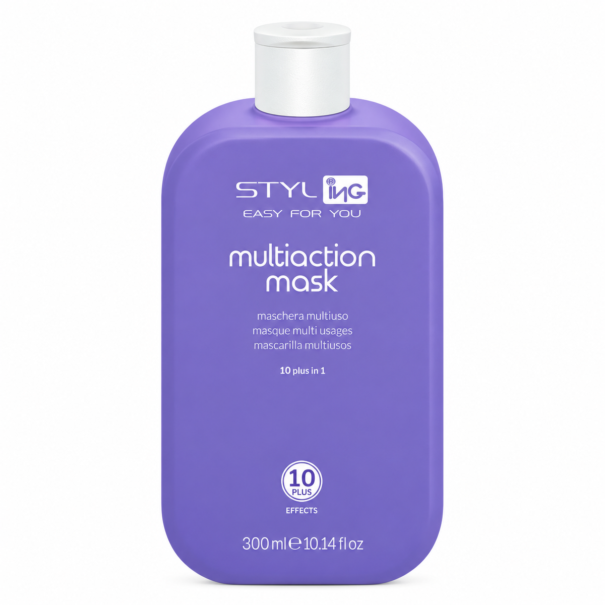 Ing Maschera multiuso 10 in 1 con Cheratina, Argan, Semi di Lino e Macadamia - 300 ml