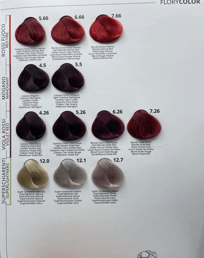 PURING Tinta per capelli permanente FloryColor Senza Ammoniaca - 100 ml