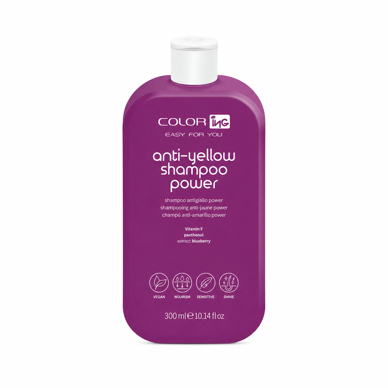 ING Shampoo antigiallo Power - Senza Parabeni e petrolati - 300 ml