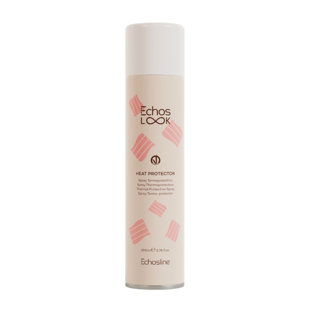 Echosline Echos Look Heat Protector – Spray Termoprotettivo per Phon e Piastra 200 ml – confezione del prodotto su fondo bianco