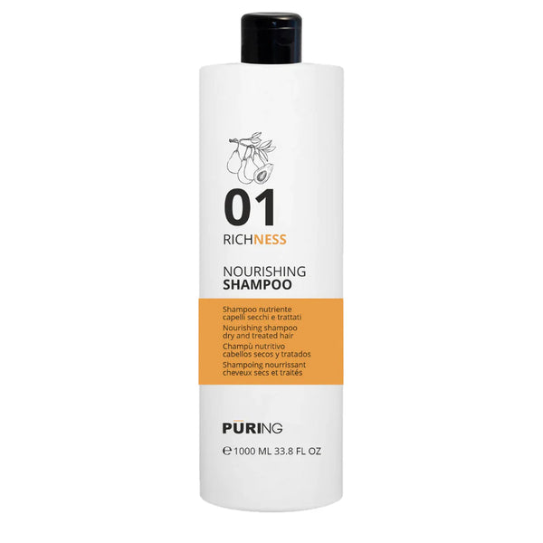 PURING 01 SHAMPOO NUTRIENTE PER CAPELLI SECCHI E TRATTATI - 1000 ML