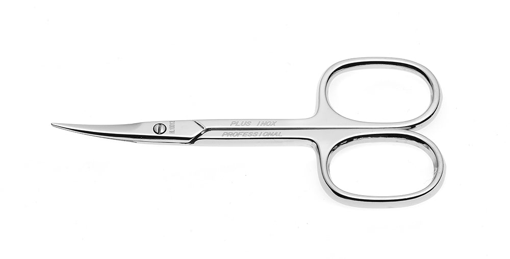Forbice pelle curva in acciaio Inox 9 cm