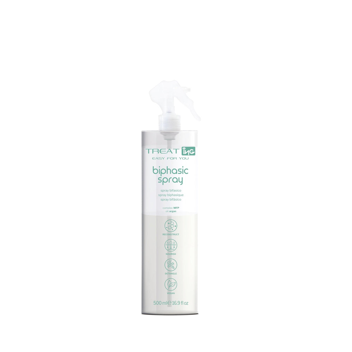 ING Spray Bifasico 500 ml, flacone e spruzzatore completi della confezione originale
