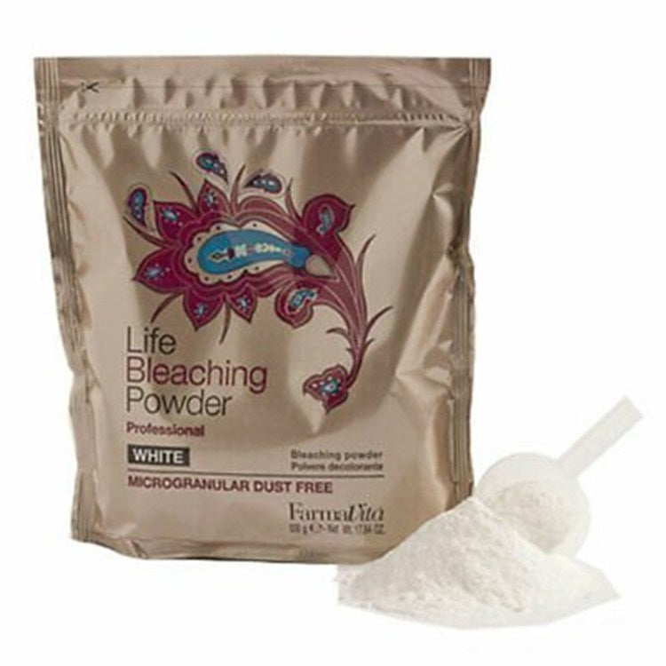 Farmavita LIFE Bleaching Powder Polvere Decolorante Compatta Bianca 500 grammi