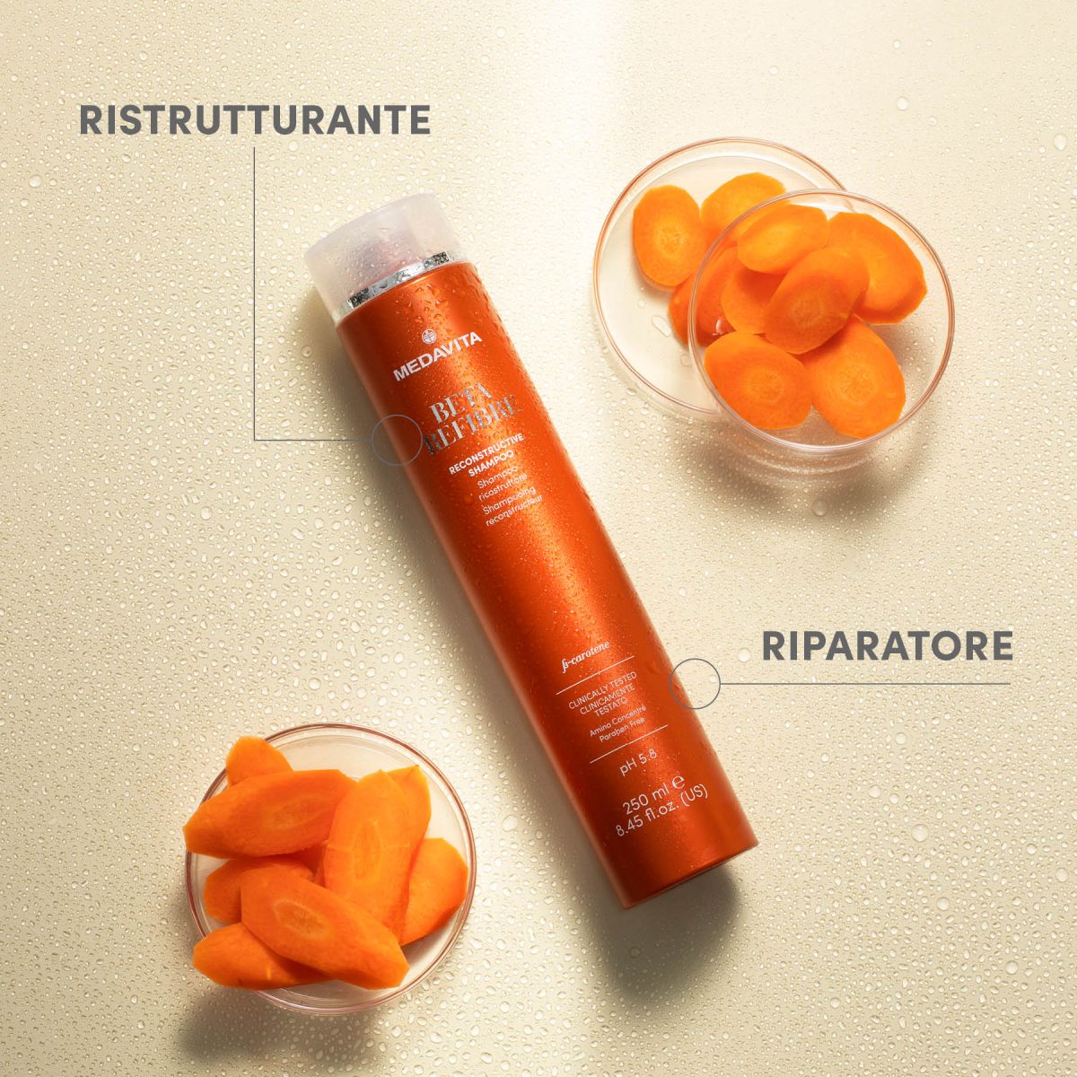 Medavita Shampoo ricostruttore Refibre 250ml