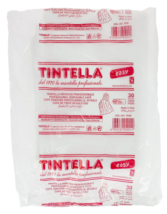Tintella Mantelle Monouso 90 X 115 Cm conf 30 pz