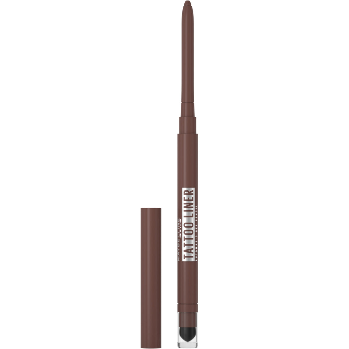 Maybelline Tattoo Liner Automatic Gel Pencil – Matita Occhi Automatica Waterproof 36H con Sfumino per Smokey Eyes