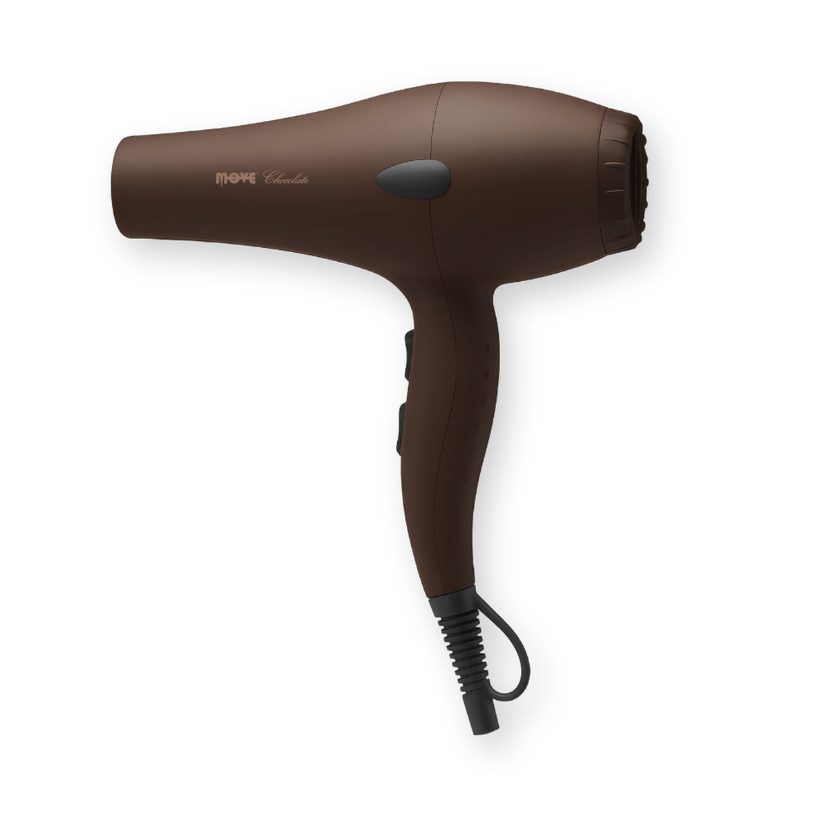 Move Chocolate, phon professionale soft touch 2100 w con due beccucci, immagine ufficiale del prodotto