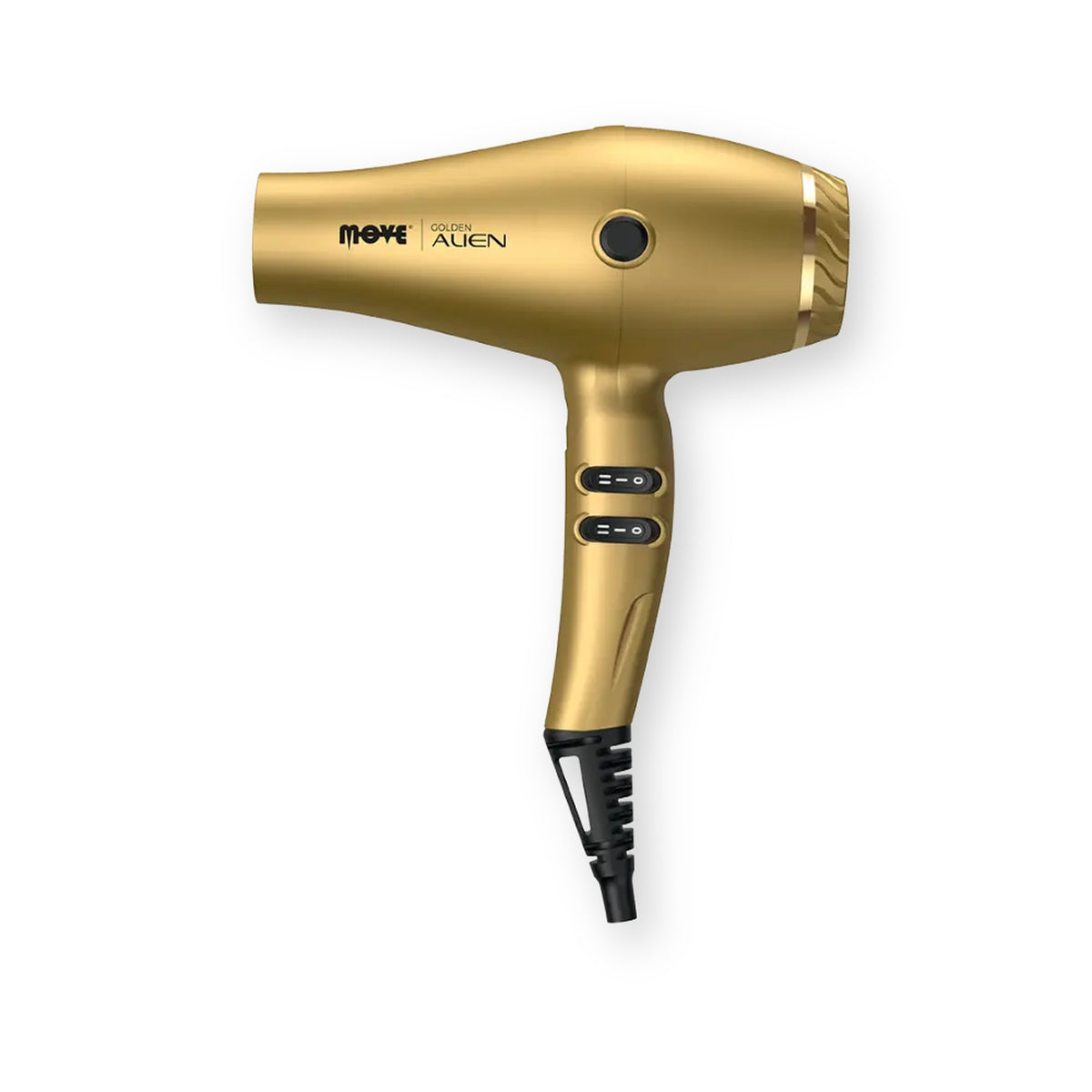 Move Golden Alien, phon professionale compatto 2200 w con finitura dorata, immagine ufficiale del prodotto