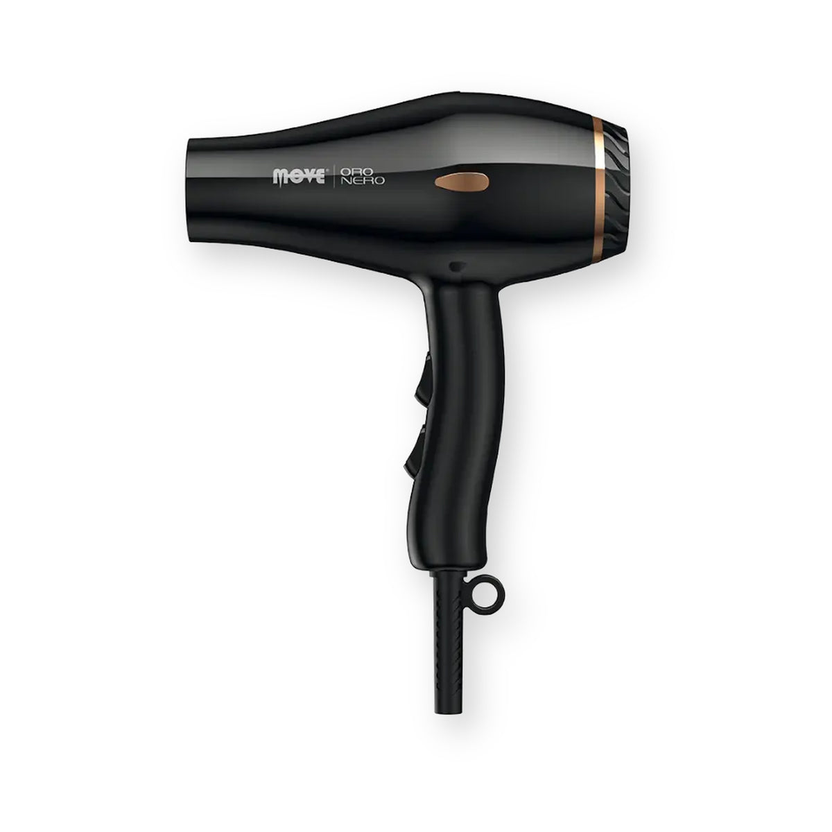 Move Oro Nero, phon professionale brushless 2200 w leggero da 470 g, immagine ufficiale del prodotto