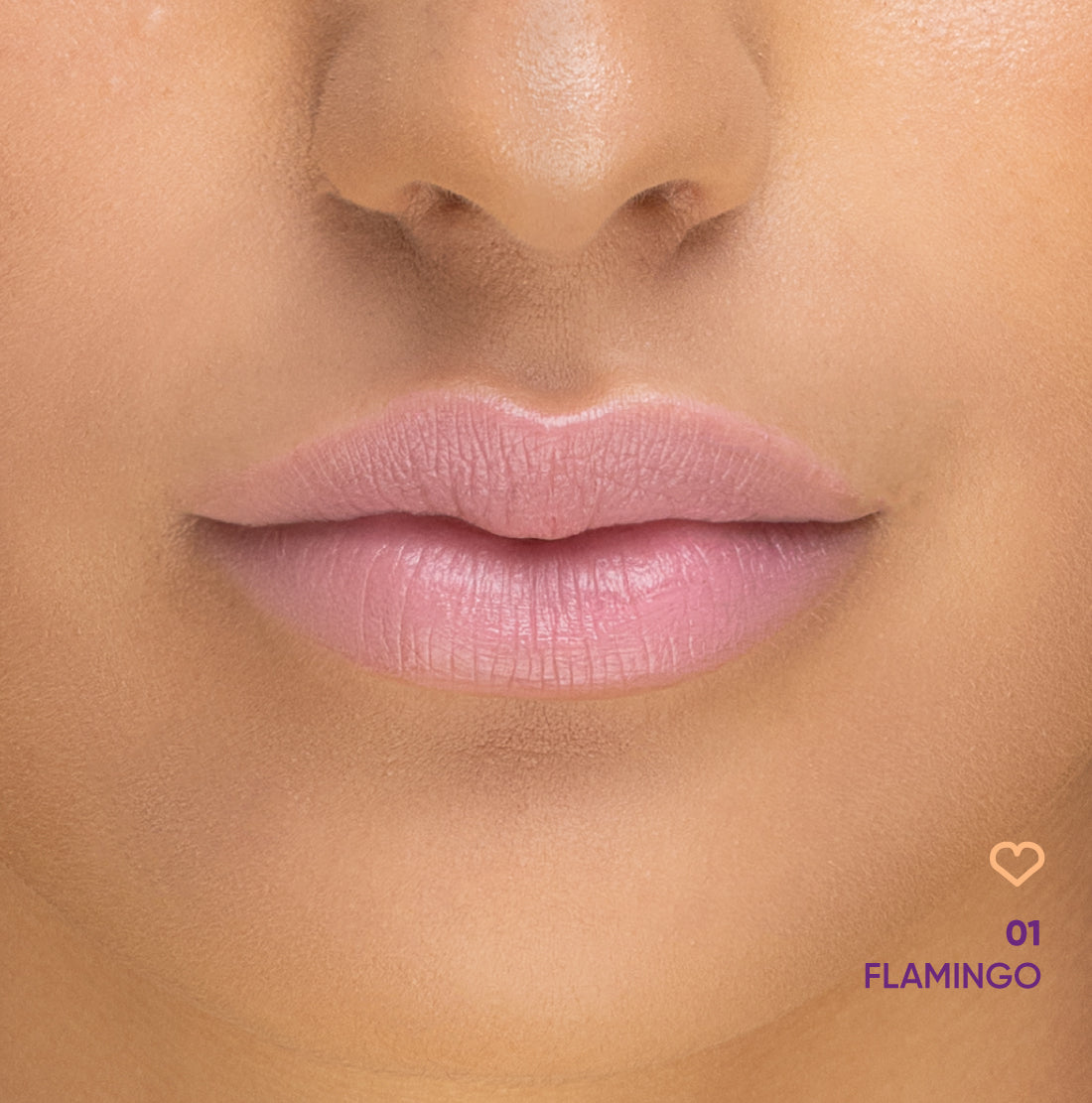 NEJHA Lip-Ossession rossetto cremoso 01 Flamingo foto ufficiale