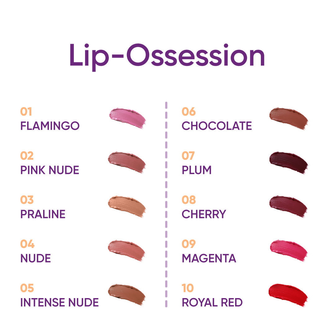 NEJHA Lip-Ossession rossetto cremoso 01 Flamingo foto ufficiale