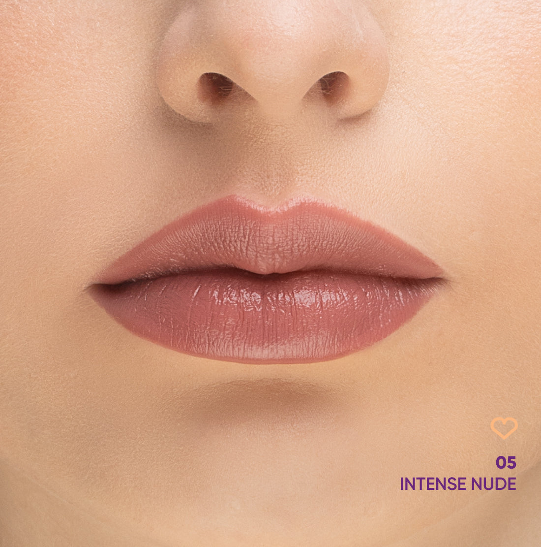 NEJHA Lip-Ossession rossetto cremoso 05 Intense Nude foto ufficiale