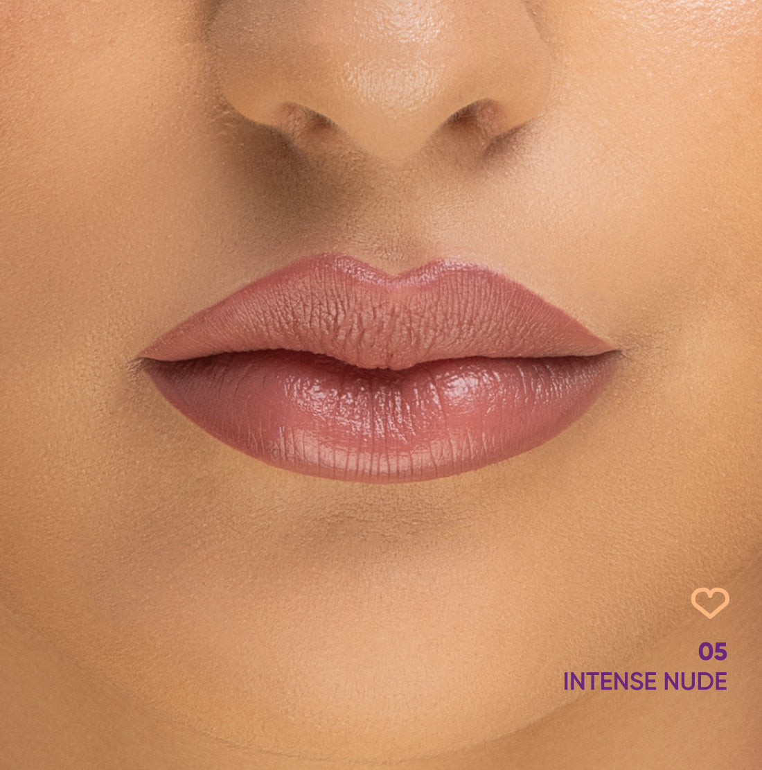 NEJHA Lip-Ossession rossetto cremoso 05 Intense Nude foto ufficiale