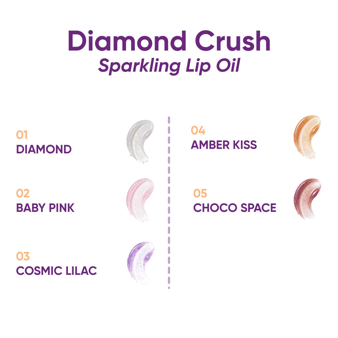 NEJHA Diamond Crush lip oil scintillante Choco Space – foto 4