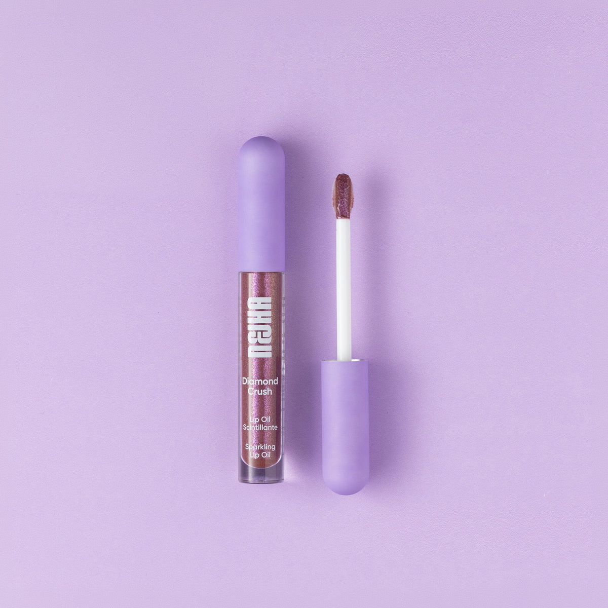 NEJHA Diamond Crush lip oil scintillante Choco Space – foto hero