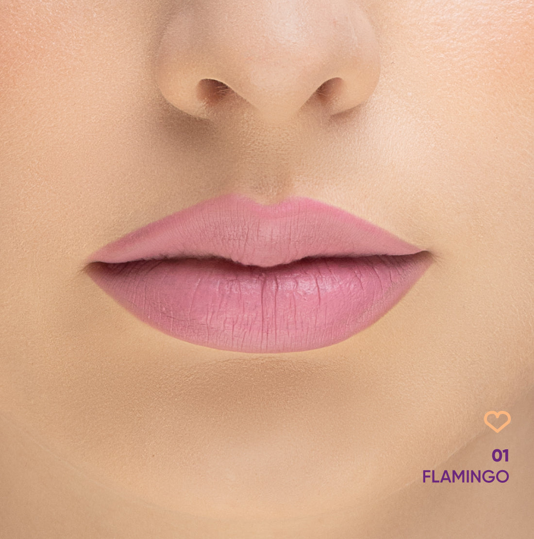 NEJHA Lip-phoria rossetto liquido matt 01 Flamingo foto ufficiale