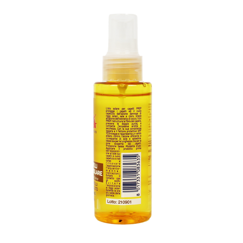 prep solare spray protettivo capelli e cuoio capelluto spf10 100 ml