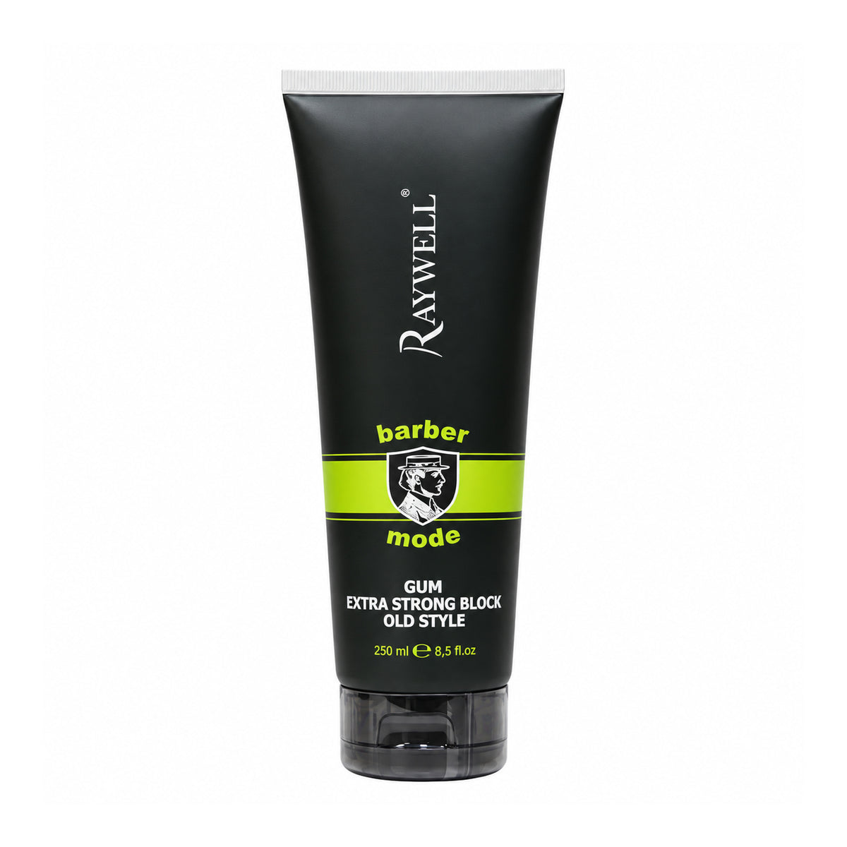 Raywell Barber Mode Gum Extra Strong – Gel Capelli Tenuta Extraforte e Finish Lucido 250 ml – confezione originale, foto migliorata