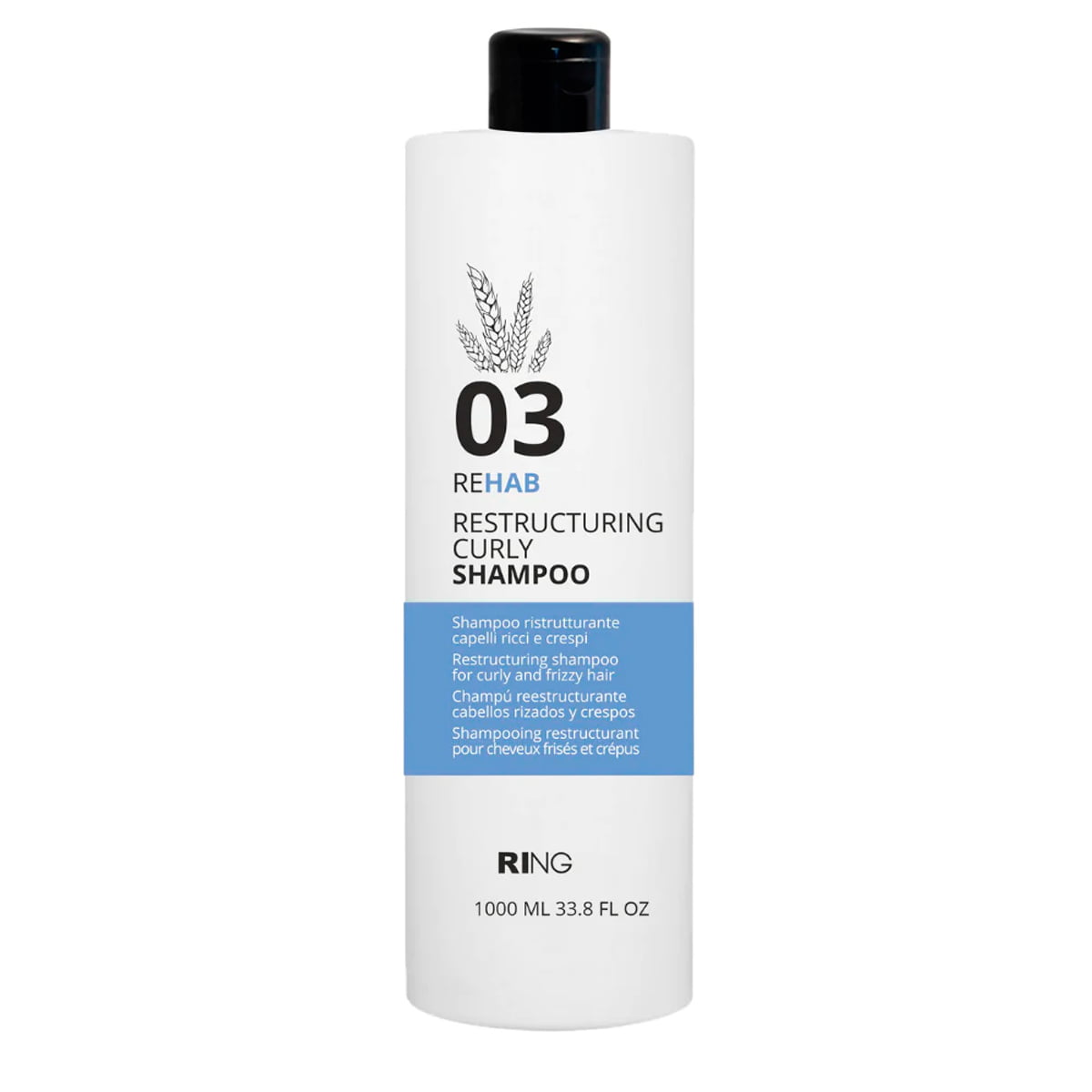 PURING 03 Shampoo ristrutturante per capelli ricci e crespi - 1000 ml