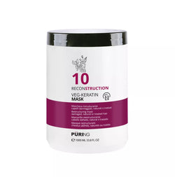 PURING 10 Maschera alla Cheratina Ristrutturante - 1000 ml
